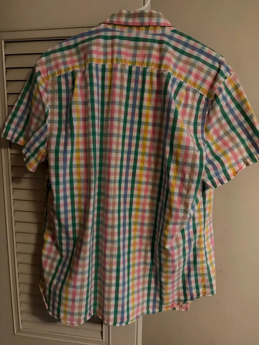 J. Crew Slim Fit Large Button Down Flex Washed Shirt Summer Colors